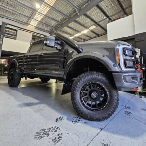Ford F350 2023+ 5″ Stainless Snorkel and Custom Airbox INSTALLED ONLY