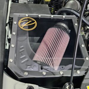 Toyota Landcruiser Prado 250 Series 5 Inch Short Entry Stainless Snorkel with custom Airbox